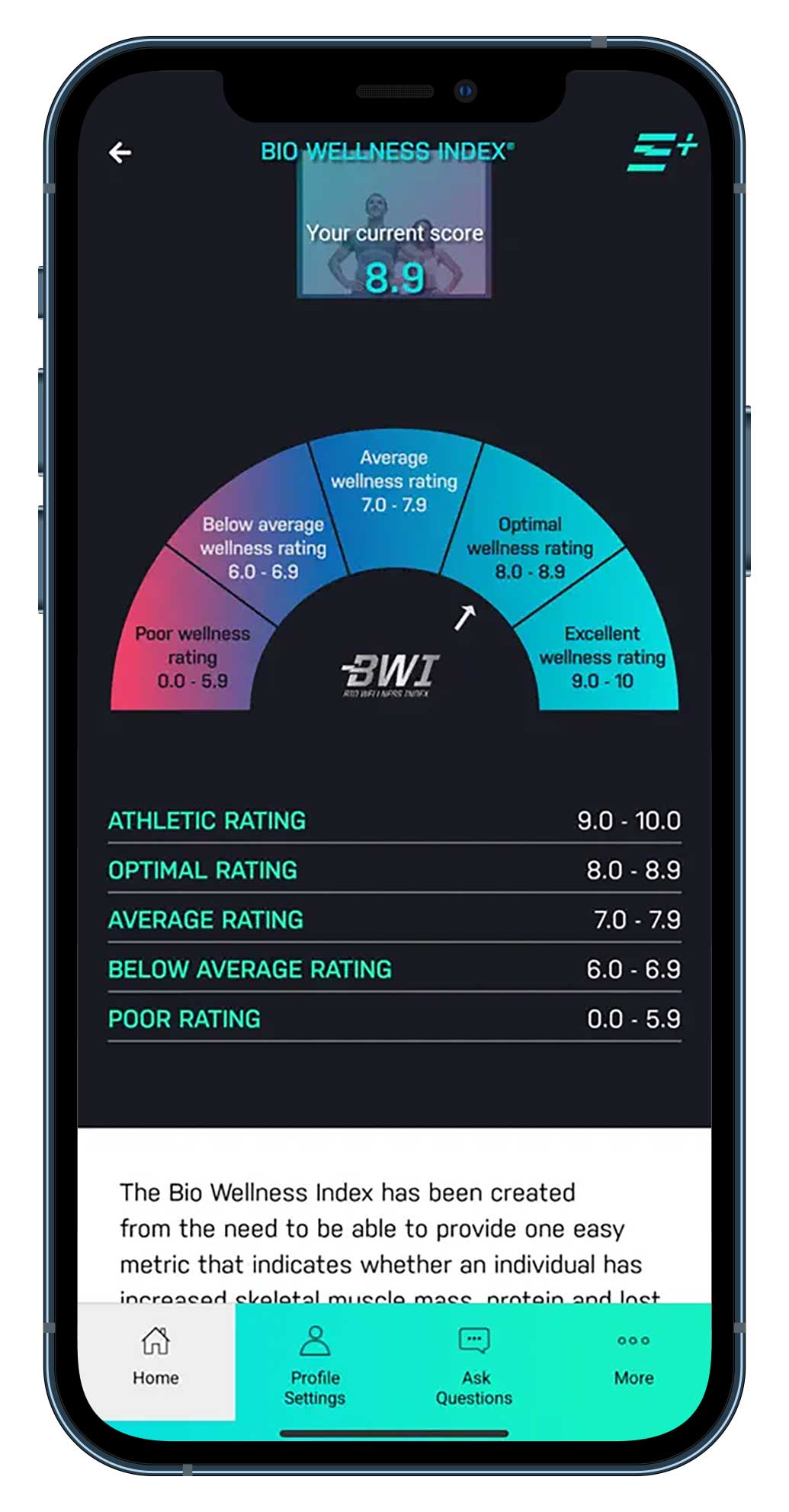 Tracking wellness with the Bio Wellness Index on the Evolt app